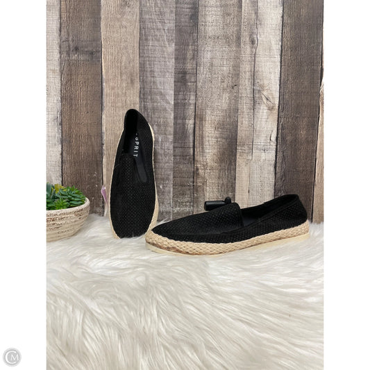 Shoes Flats By Esprit In Black, Size: 8