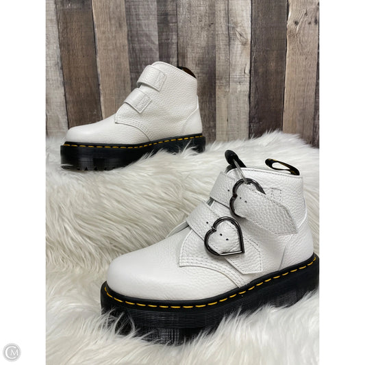 Boots Ankle Heels By Dr Martens In White, Size: 7
