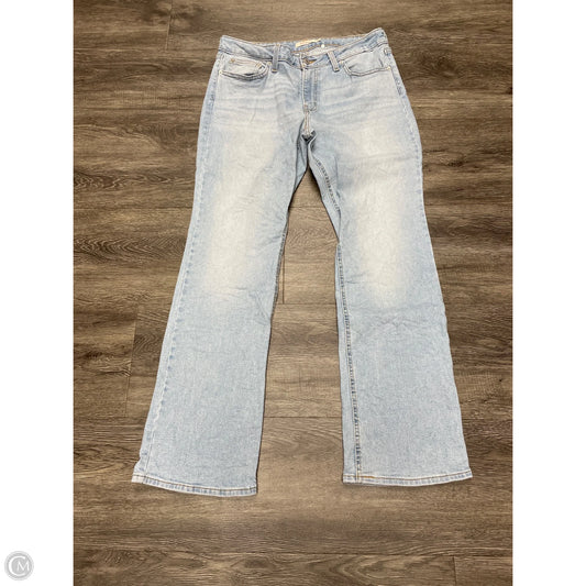 Jeans Boot Cut By Levis In Blue Denim, Size: 14