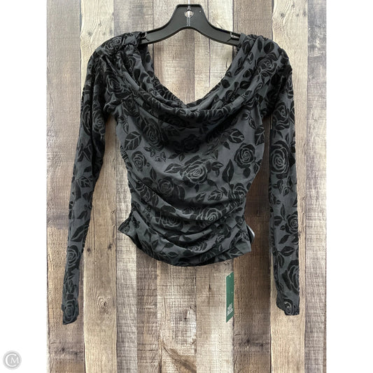 Top Long Sleeve By Wild Fable In Black, Size: M