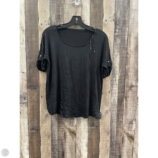 Top Short Sleeve By Cme In Black, Size: Xs