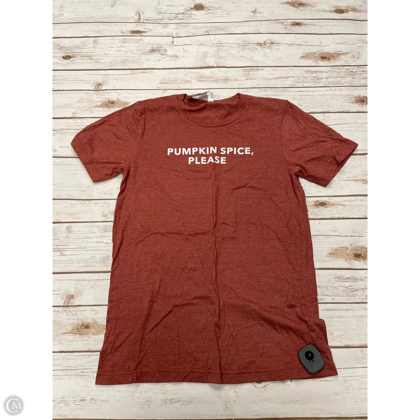 Top Short Sleeve By Cme In Red, Size: M