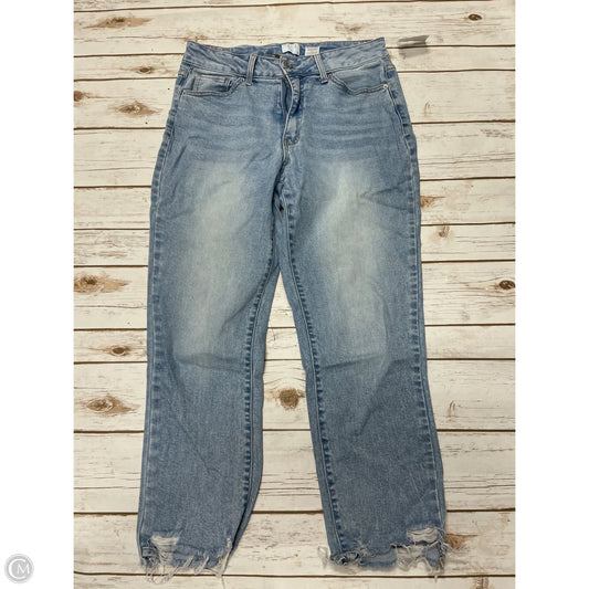 Jeans Straight By Time And Tru In Blue Denim, Size: 8