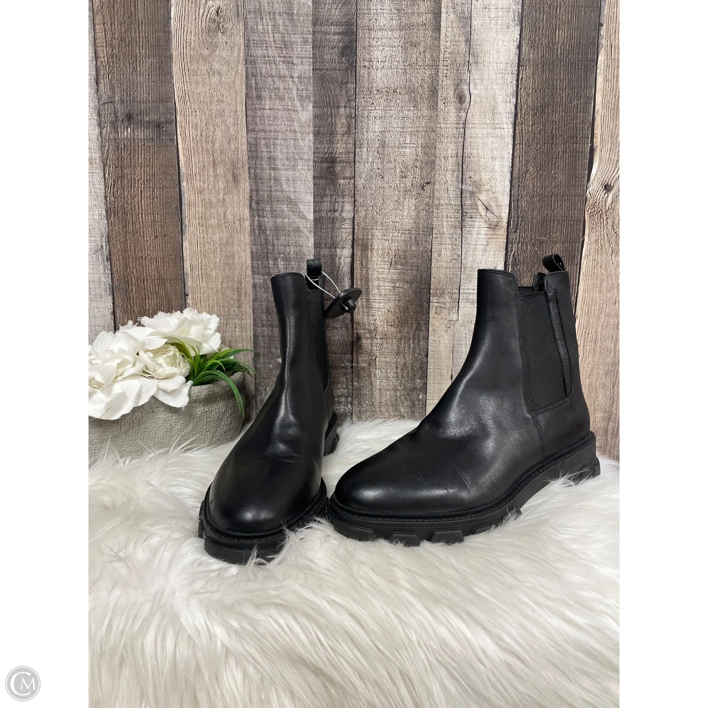 Boots Designer By Michael Kors In Black, Size: 9