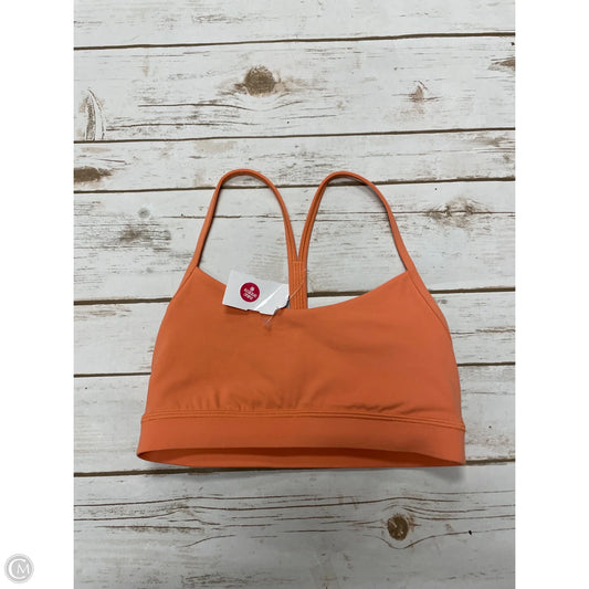 Athletic Bra By Lululemon In Orange, Size: 4