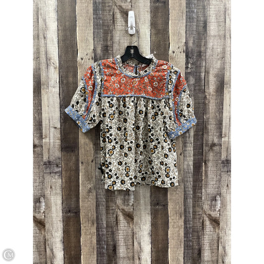 Top Short Sleeve By Thml In Multi-colored, Size: S