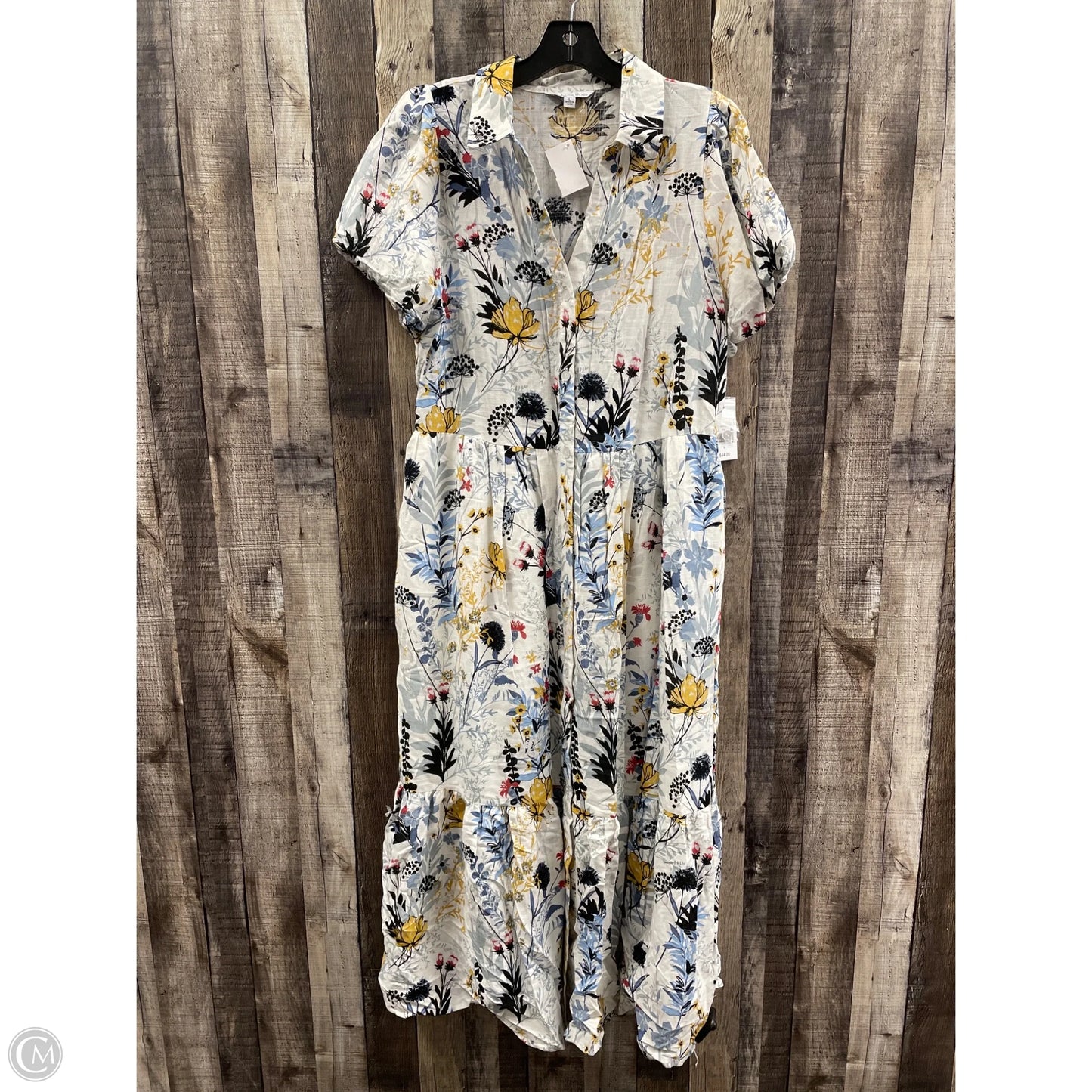 Dress Casual Maxi By Ophelia Roe In Floral Print, Size: L