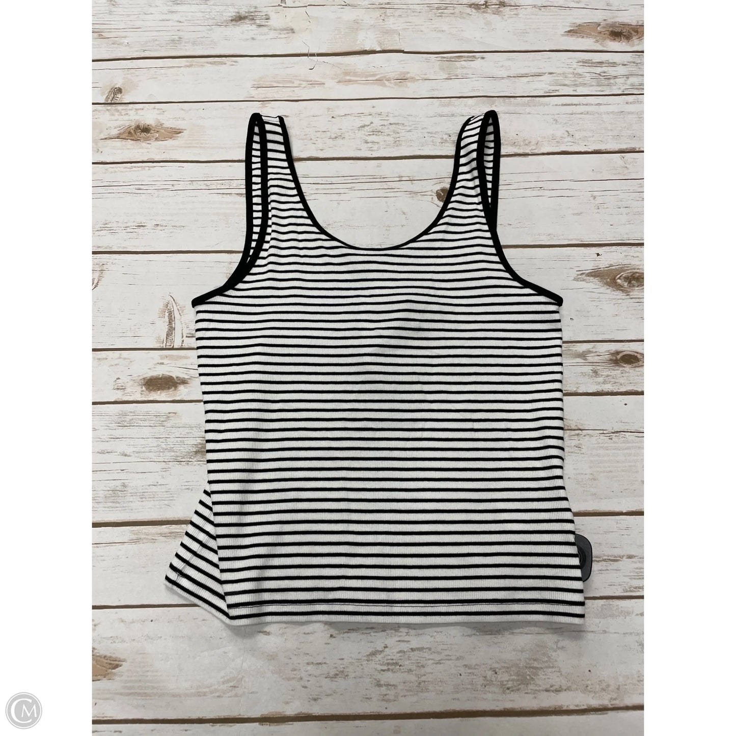 Tank Top By H&m In Striped Pattern, Size: L