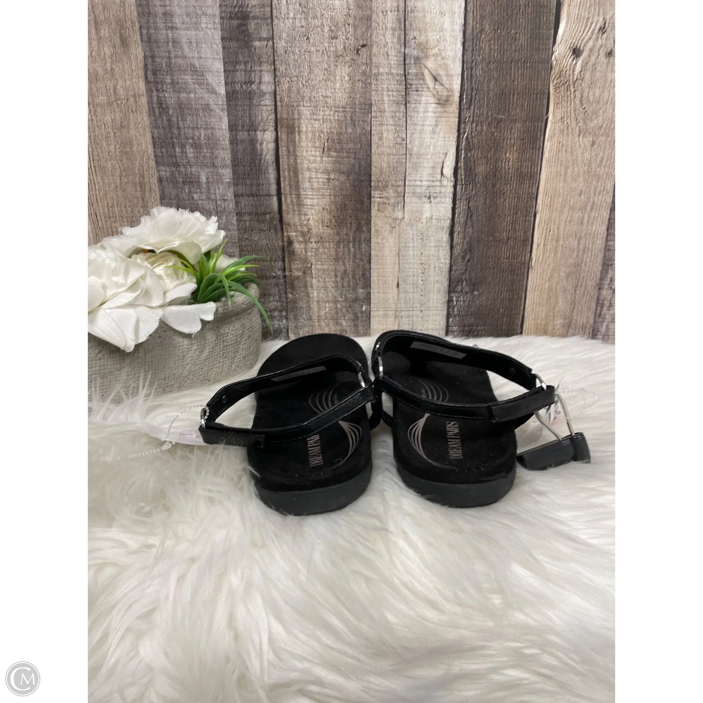 Sandals Flats By Cme In Black, Size: 8