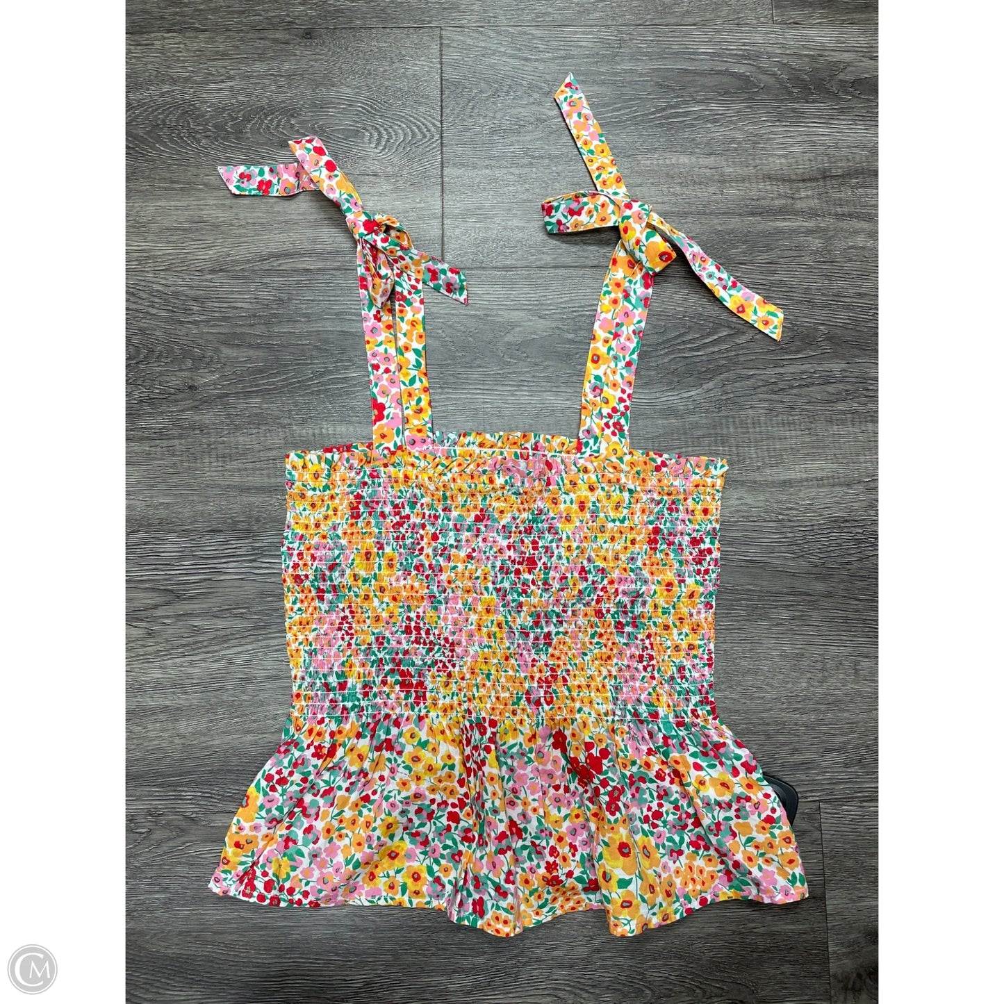 Top Sleeveless By J. Crew In Floral Print, Size: S