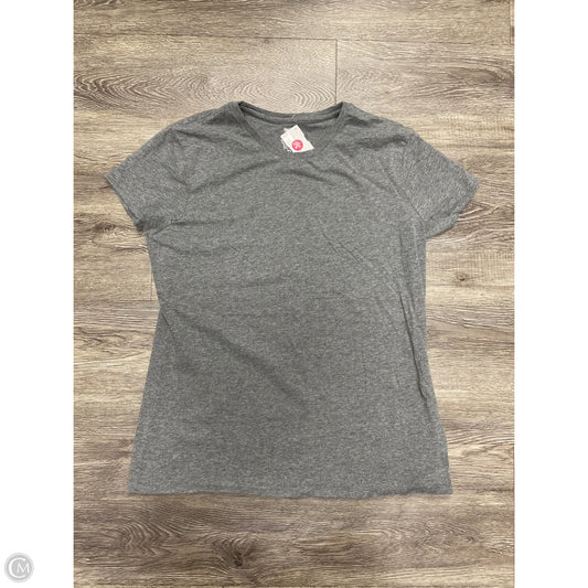 Top Short Sleeve By Mossimo In Grey, Size: Xl