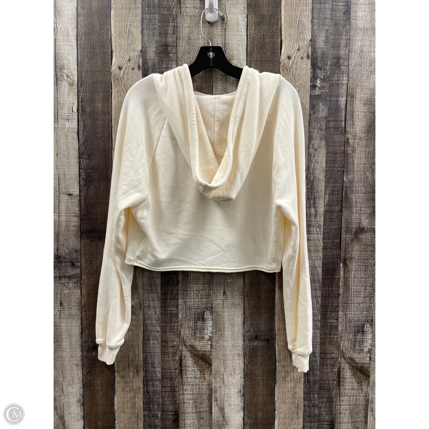 Top Long Sleeve By American Eagle In Cream, Size: S