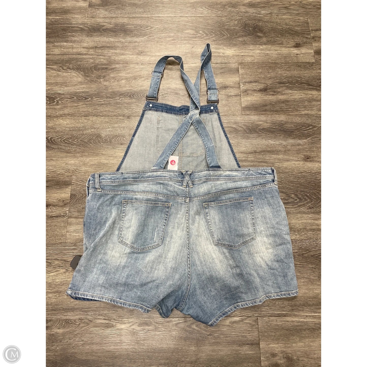Shortalls By Torrid In Blue Denim, Size: 24