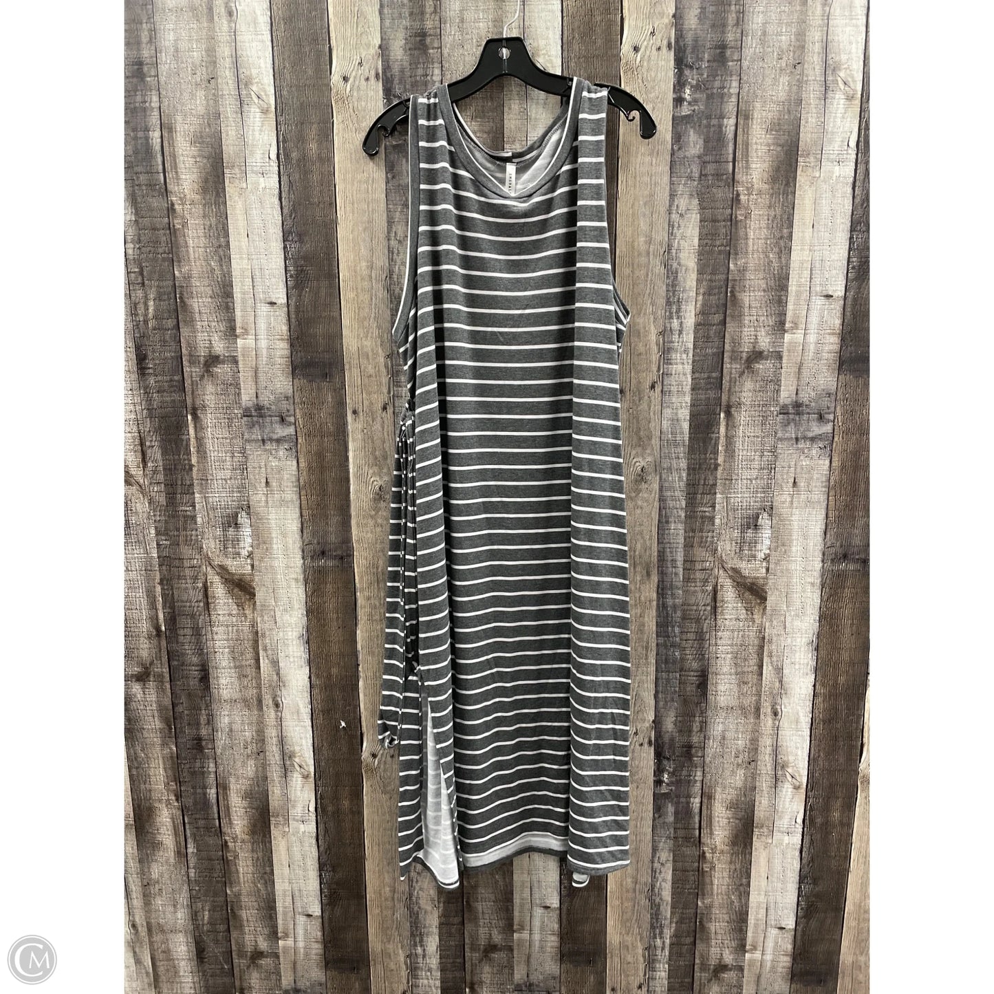 Dress Casual Maxi By Emerald In Striped Pattern, Size: 3x