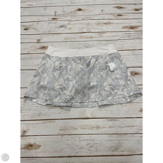 Athletic Skort By Lululemon In White, Size: 10
