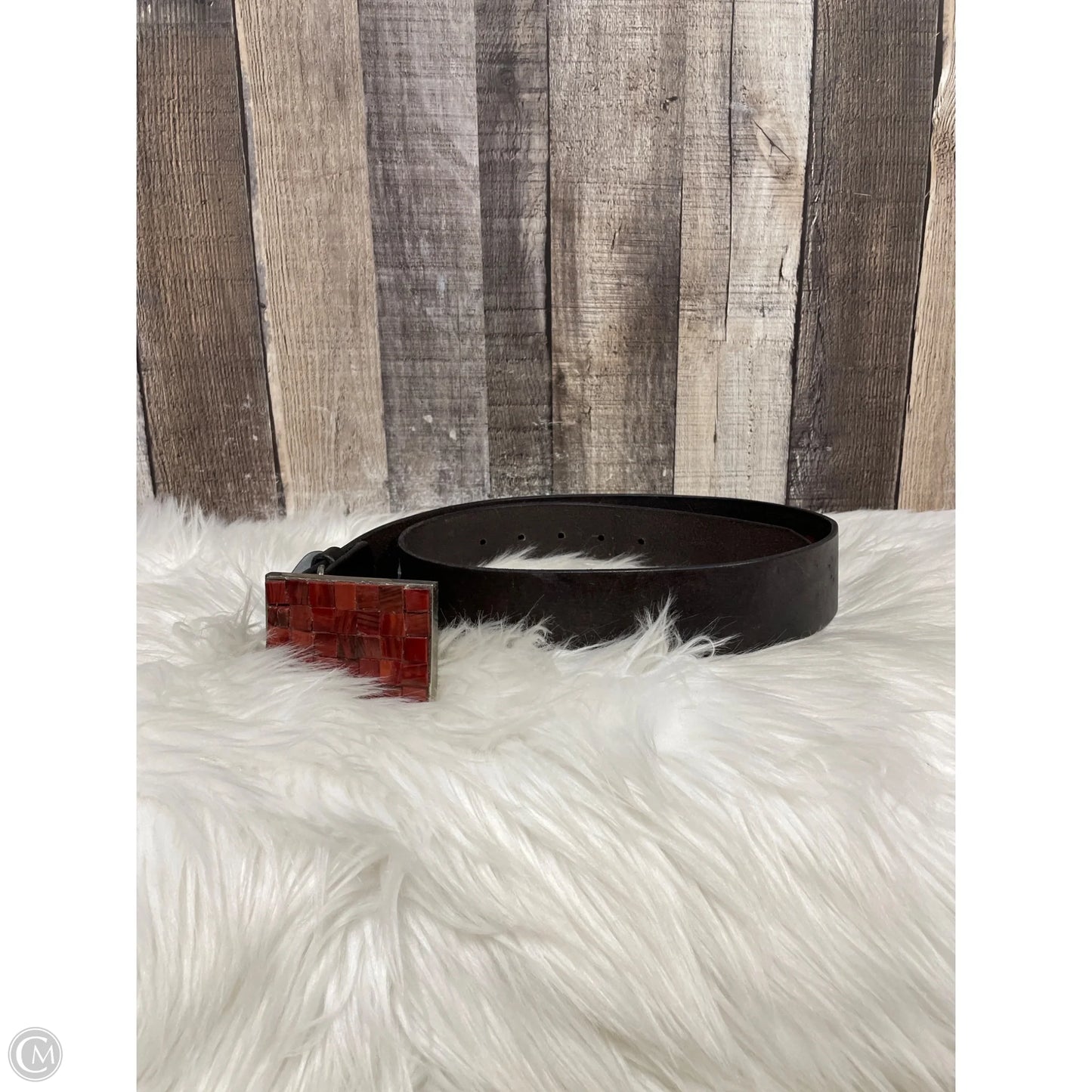Belt Leather By Lucky Brand, Size: Large