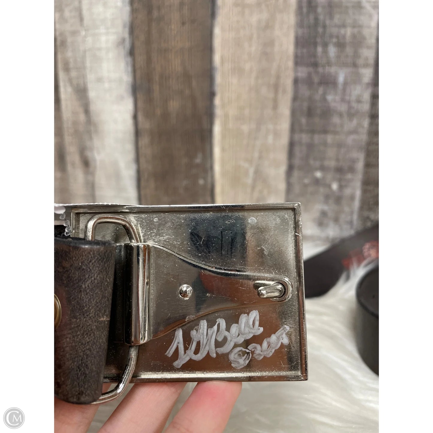 Belt Leather By Lucky Brand, Size: Large