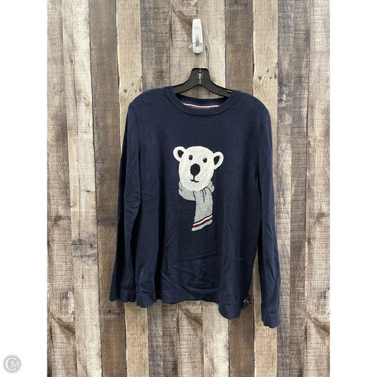 Sweater By Tommy Hilfiger In Navy, Size: L