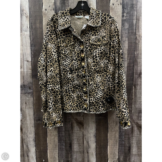 Jacket Other By Laura Ashley In Animal Print, Size: L