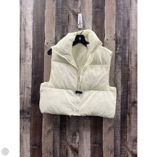 Vest Puffer & Quilted By Cme In Ivory, Size: S