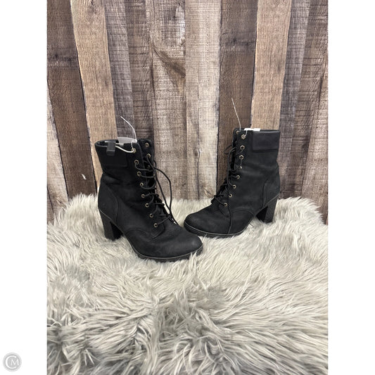 Boots Ankle Heels By Timberland In Black, Size: 9.5