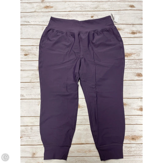 Athletic Pants By Old Navy In Purple, Size: 2x