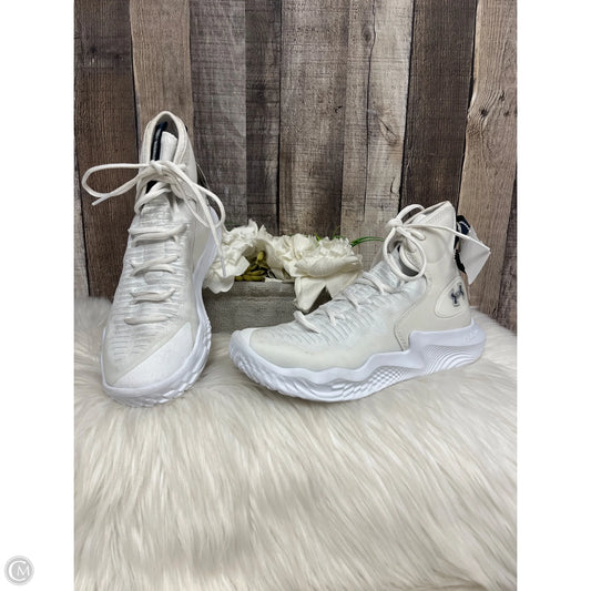 Shoes Athletic By Under Armour In White, Size: 8.5