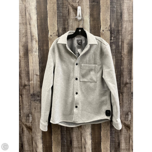 Jacket Shirt By H&m In Grey, Size: S