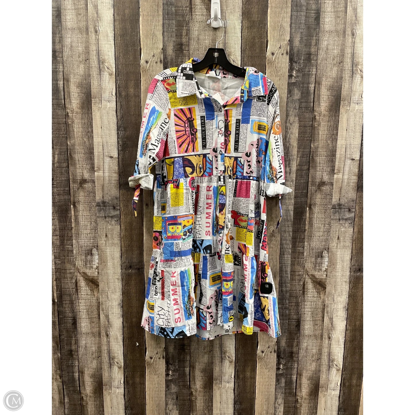 Dress Casual Short By Cme In Multi-colored, Size: M