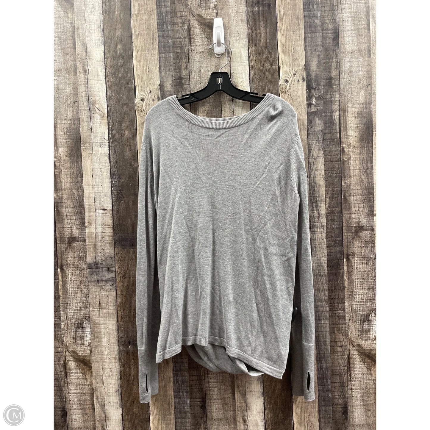 Sweater By Lululemon In Grey, Size: M