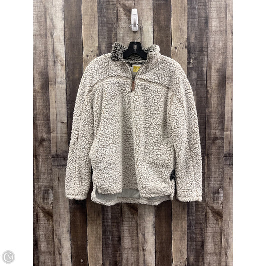 Jacket Fleece By Thread And Supply In Cream, Size: S