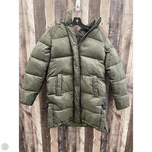 Coat Puffer & Quilted By American Eagle In Green, Size: Xs