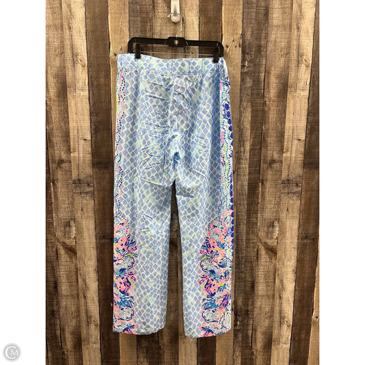 Pants Designer By Lilly Pulitzer In Floral Print, Size: Xl