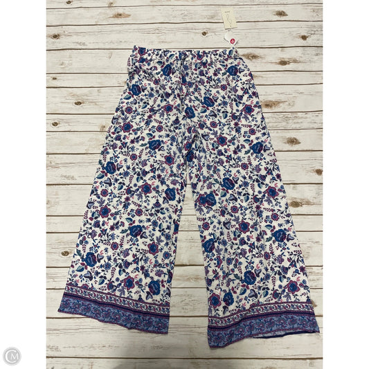 Pants Wide Leg By Joie In Floral Print, Size: L