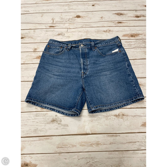 Shorts By Levis In Blue Denim, Size: 16