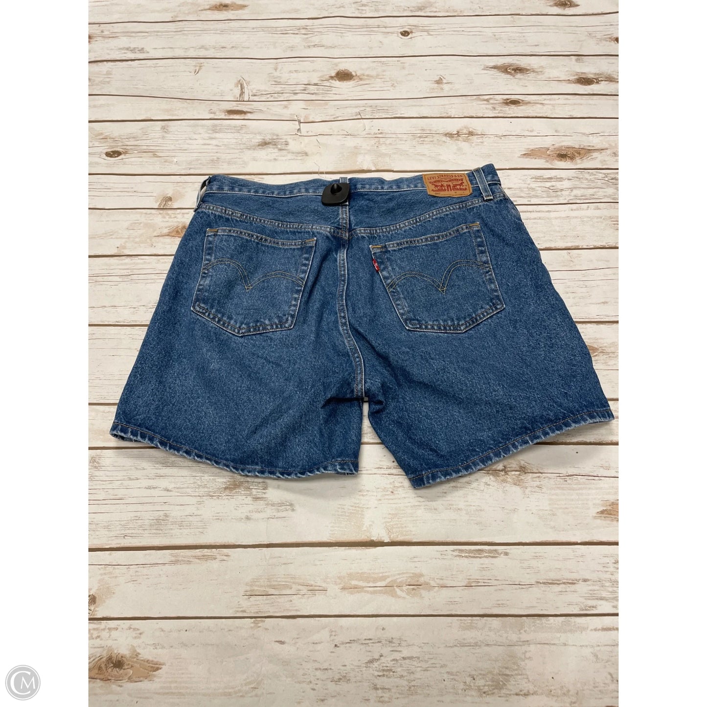 Shorts By Levis In Blue Denim, Size: 16