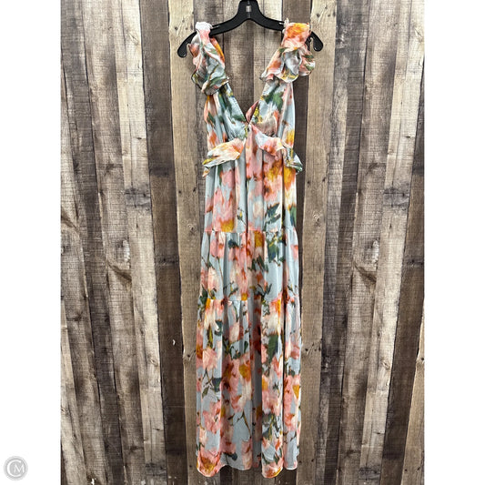Dress Casual Maxi By Aqua In Multi-colored, Size: Xs