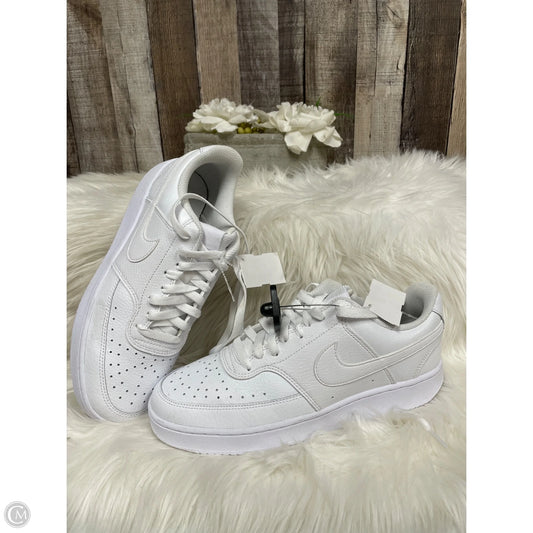 Shoes Athletic By Nike In White, Size: 10.5