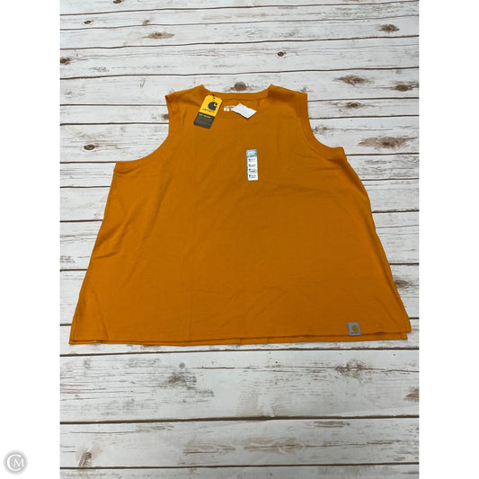 Tank Top By Carhartt In Gold, Size: Xl