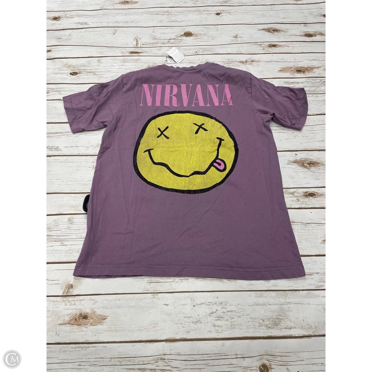 Top Short Sleeve Basic By Gap In Purple, Size: Xs