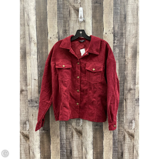 Jacket Shirt By Mittoshop In Red, Size: S