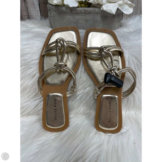 Sandals Flats By Cme In Gold, Size: 7