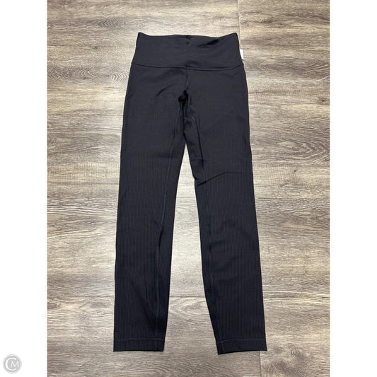Athletic Leggings By Lululemon In Black, Size: 4