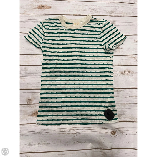 Top Short Sleeve Basic By Nation In Striped Pattern, Size: S