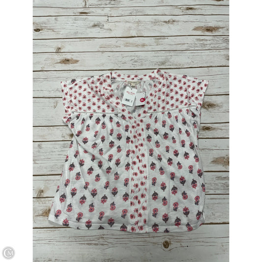 Top Short Sleeve By Lucky Brand In Multi-colored, Size: S