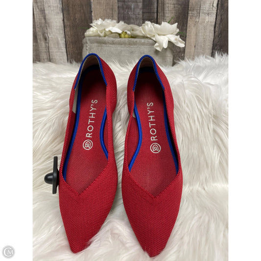 Shoes Flats By Rothys In Red, Size: 8.5