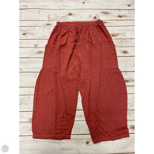 Pants Wide Leg By Cme In Mauve, Size: M