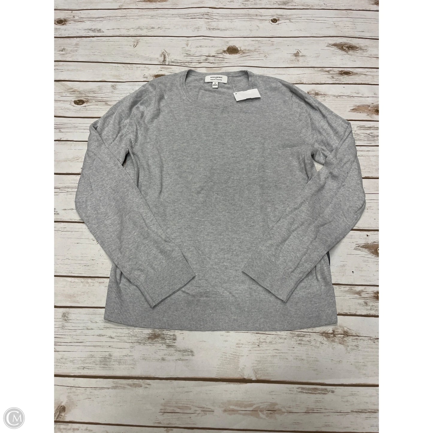 Sweater By Banana Republic In Grey, Size: M