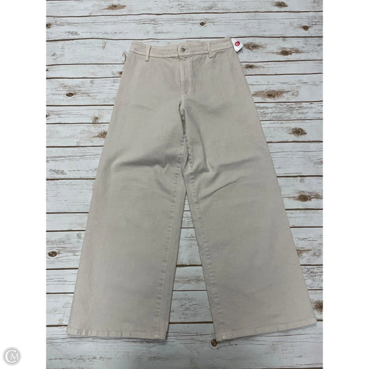 Jeans Wide Leg By Universal Thread In Beige, Size: 8
