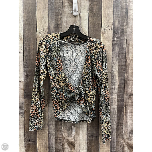 Top Long Sleeve By Cme In Floral Print, Size: S